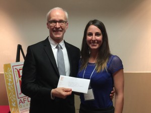 Alain Rochon (Doyen de la Faculté d'aménagement, d'architecture, d'art et de design de l'Université Laval) et Stéphanie Allard